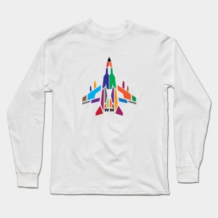 Colorful Fighter Long Sleeve T-Shirt